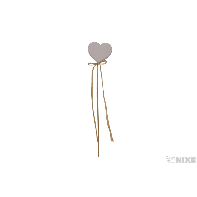 ZÁPICH D SRDCE 10ks 4x22cm*BÍLÁ