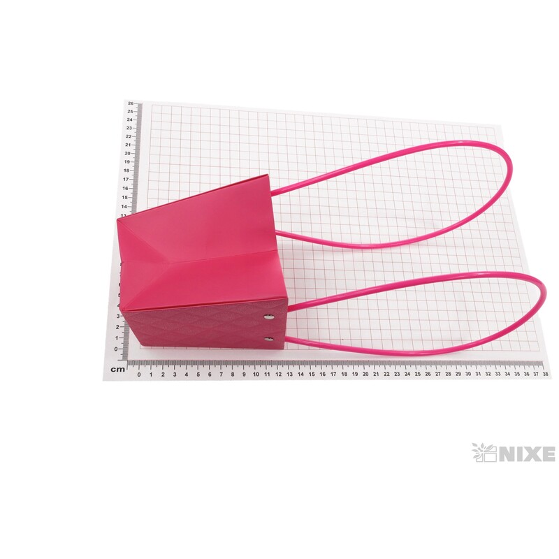 TAŠKA H 11,5x12,5x34cm*RŮŽOVÁ TM.