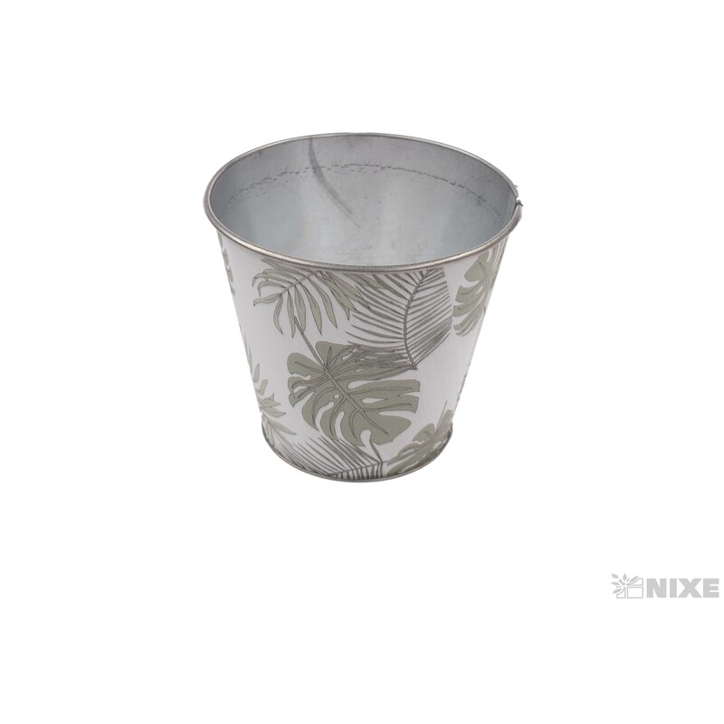 PLECHOVÝ OBAL MONSTERA 10,5x10cm*MIX BAREV