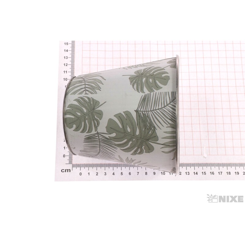 PLECHOVÝ OBAL MONSTERA 10,5x10cm*MIX BAREV