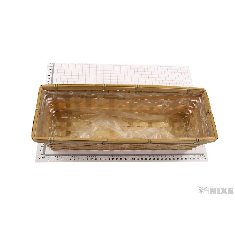 MISKA OBDÉLNÍK 37x12x11cm*PŘÍRODNÍ