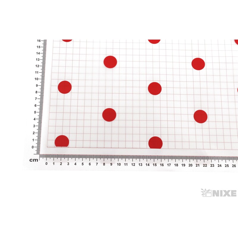 ARCH PLAST 58x58cm 20ks*BÍLÁ+ČERVENÁ