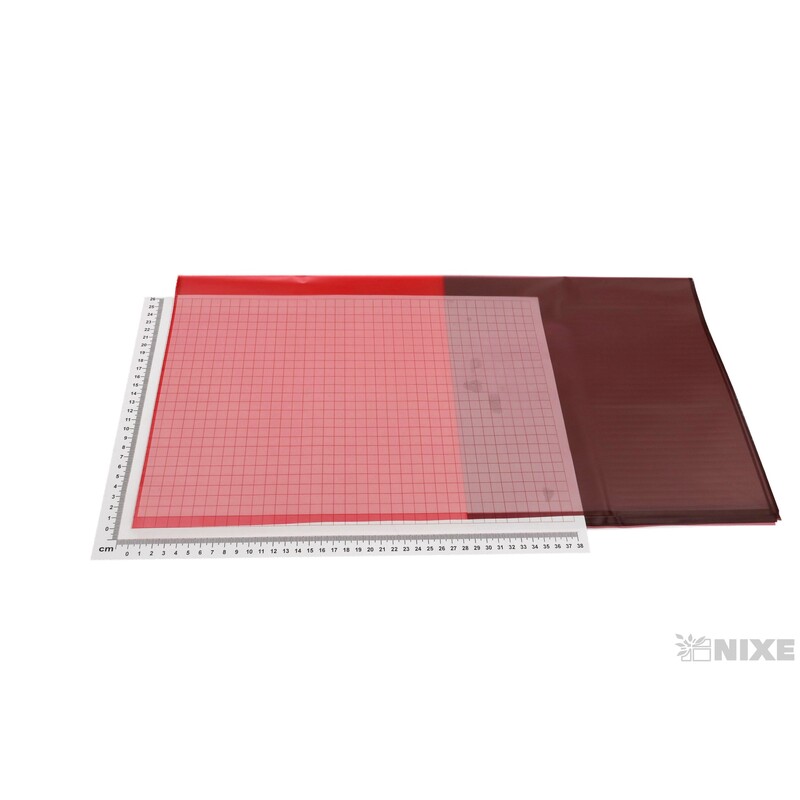 ARCH PLAST 58x58cm 20ks*ČERVENÁ+BORDOVÁ