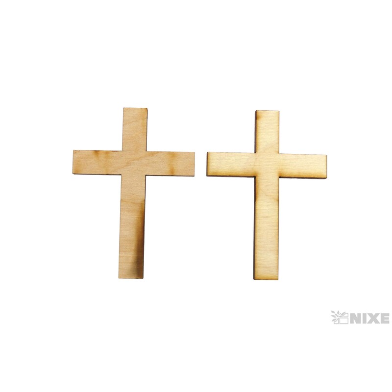 KŘÍŽEK XD 7X5cm 24ks*PŘÍRODNÍ