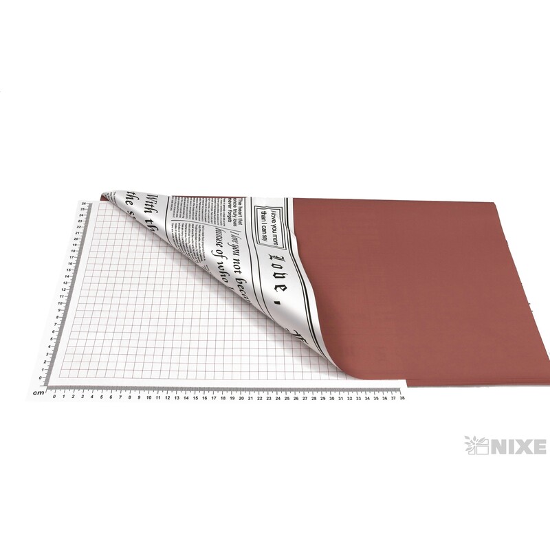 ARCH PLAST NEWS 58x58cm 20ks*RŮŽOVÁ TM. 12