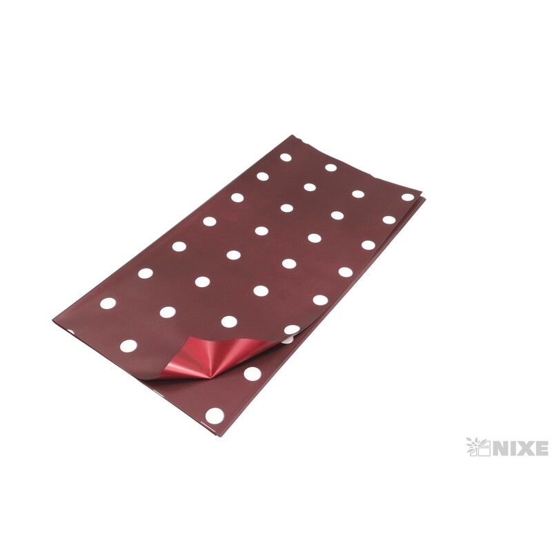 ARCH PLAST PUNTÍK 58x58cm 20ks*BORDOVÁ 02