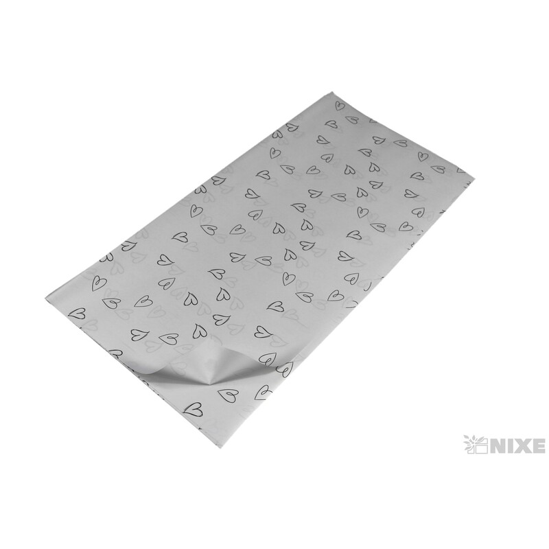 ARCH PLAST SRDCE 58x58cm 20ks*BÍLÁ 03