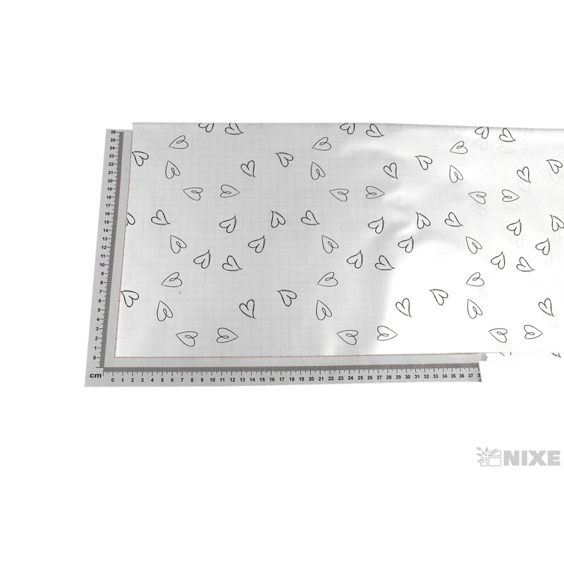 ARCH PLAST SRDCE 58x58cm 20ks*BÍLÁ 03