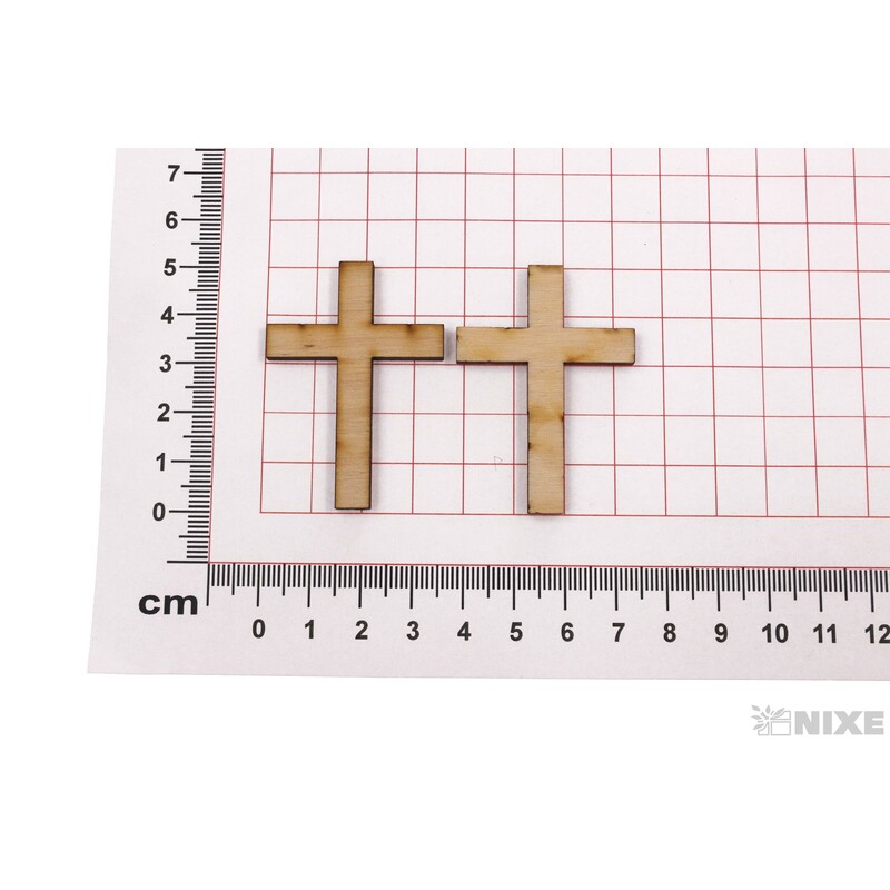 KŘÍŽEK XD 5x3cm 24ks*PŘÍRODNÍ