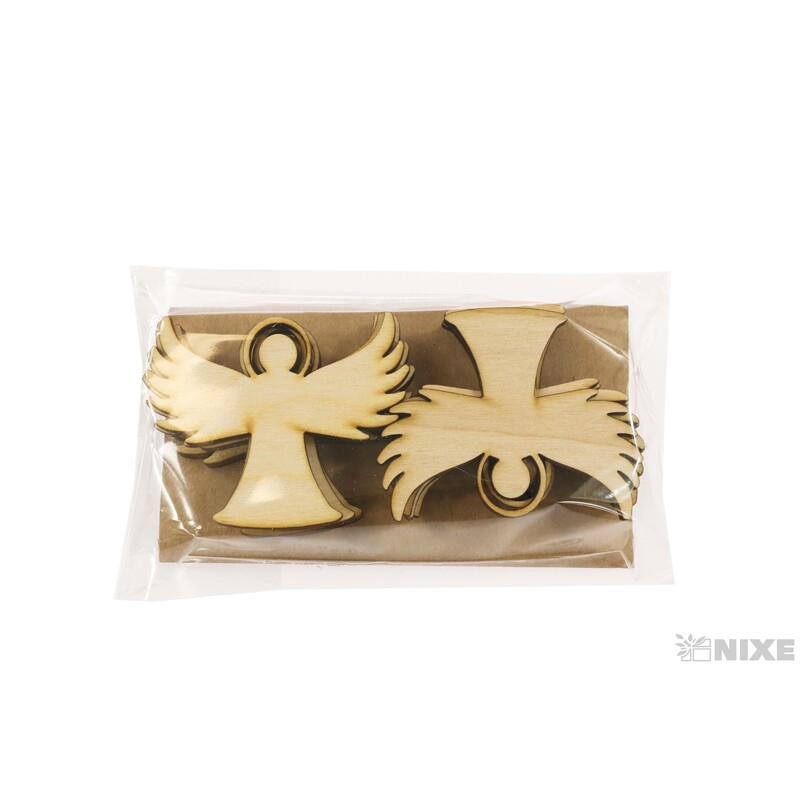 ANDĚL XD 5x6cm 12ks*PŘÍRODNÍ