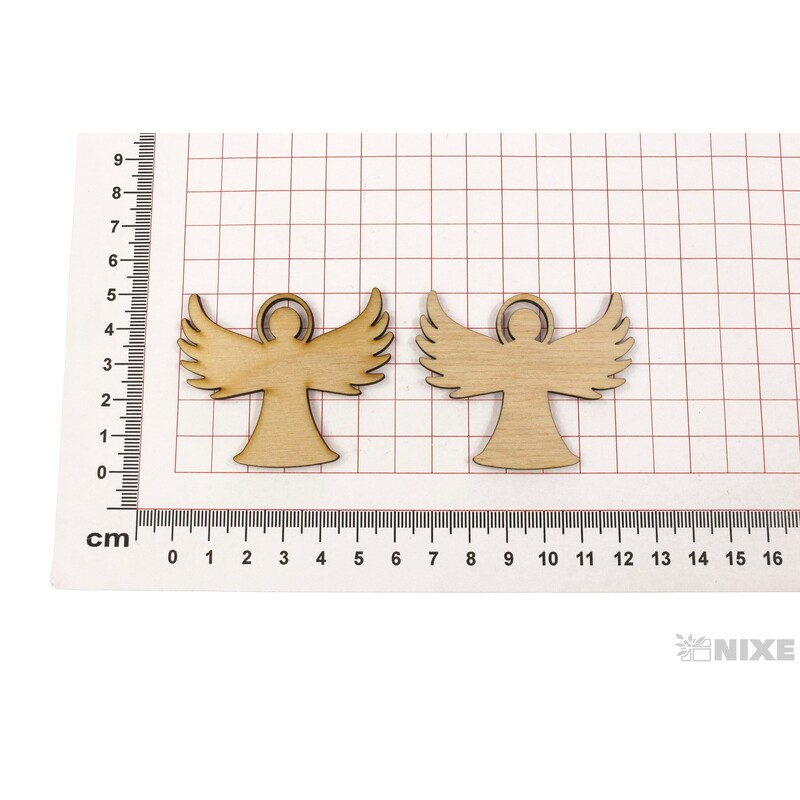 ANDĚL XD 5x6cm 12ks*PŘÍRODNÍ