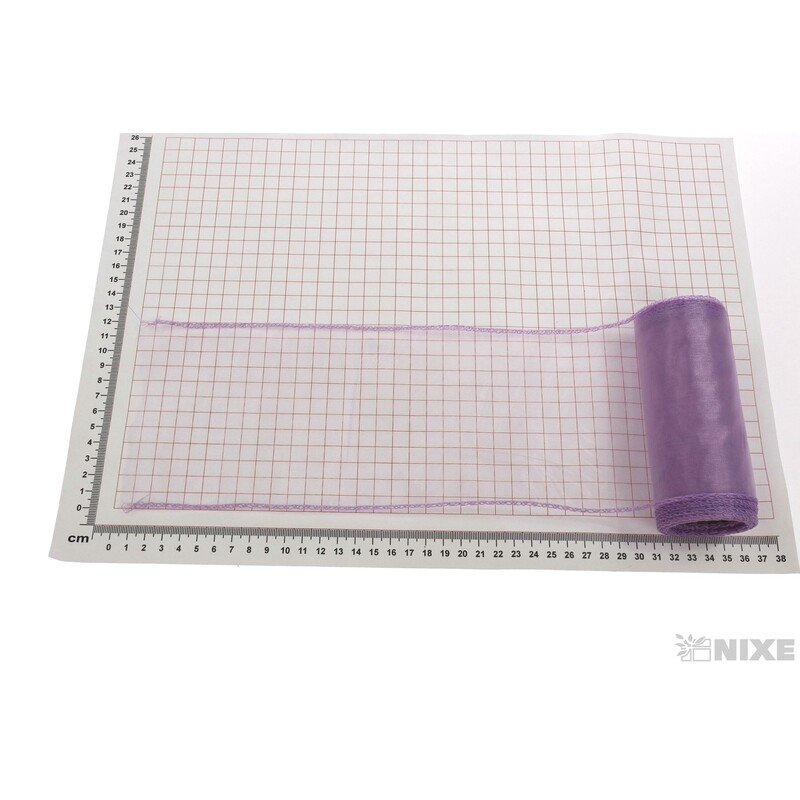ORGANZA 12cmx8m*FIALOVÁ SV.