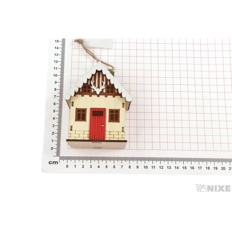 ZÁVĚS DOMEČEK 07x10cm*MIX BAREV