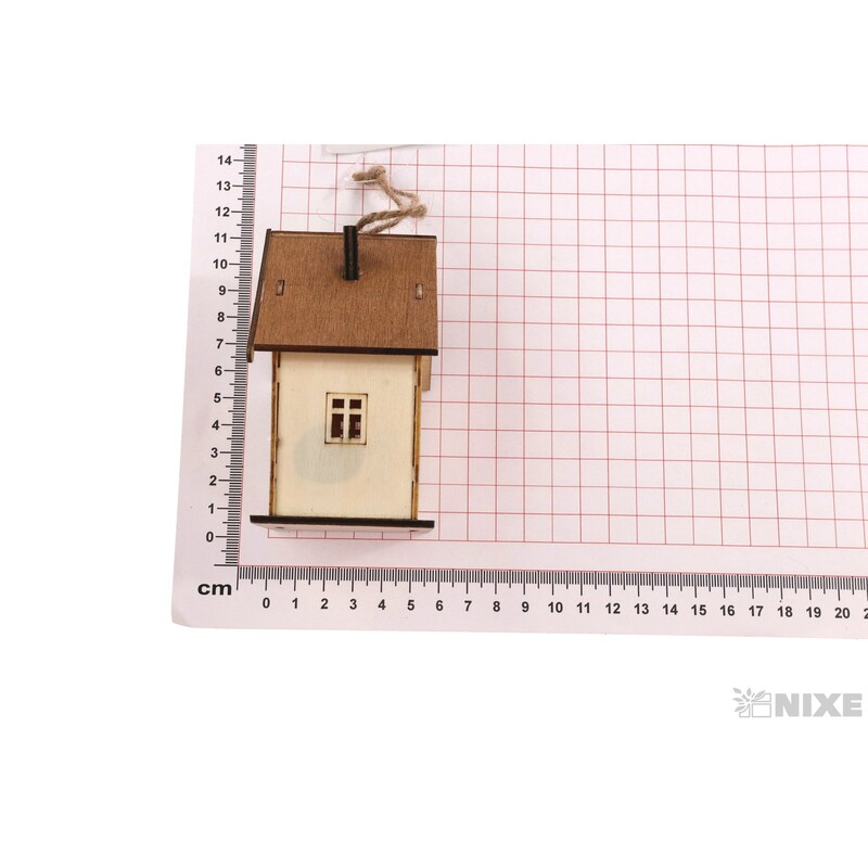 ZÁVĚS DOMEČEK 07x10cm*MIX BAREV