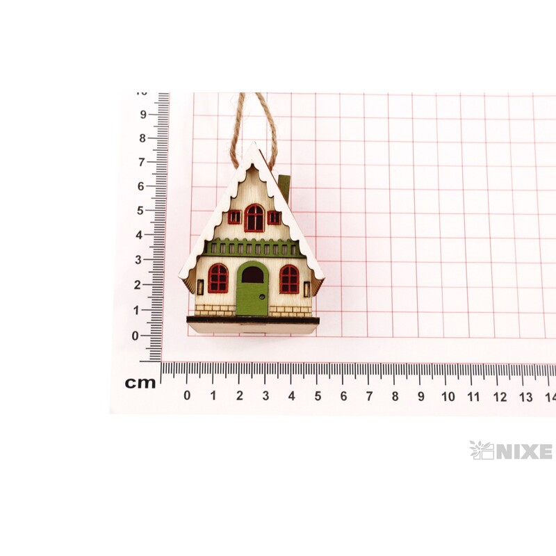 DOMEČEK 5x6cm*MIX BAREV