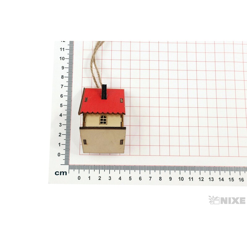 DOMEČEK 5x6cm*MIX BAREV