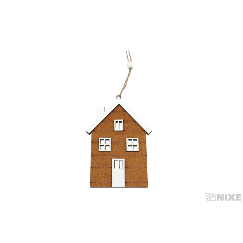 ZÁVĚS DOMEČEK 15x10cm*MIX BAREV