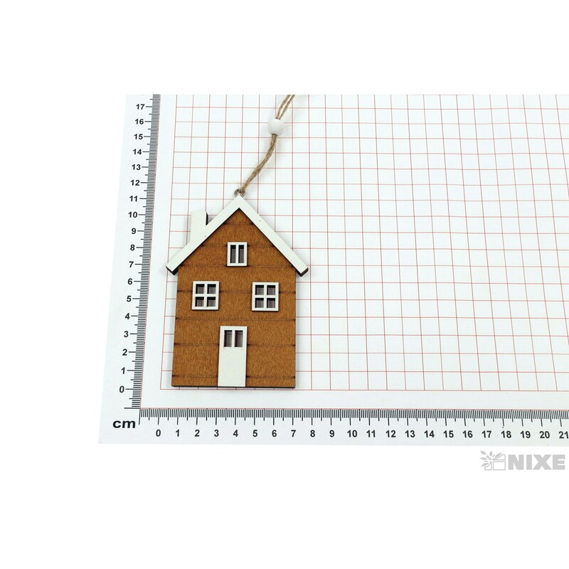 ZÁVĚS DOMEČEK 15x10cm*MIX BAREV