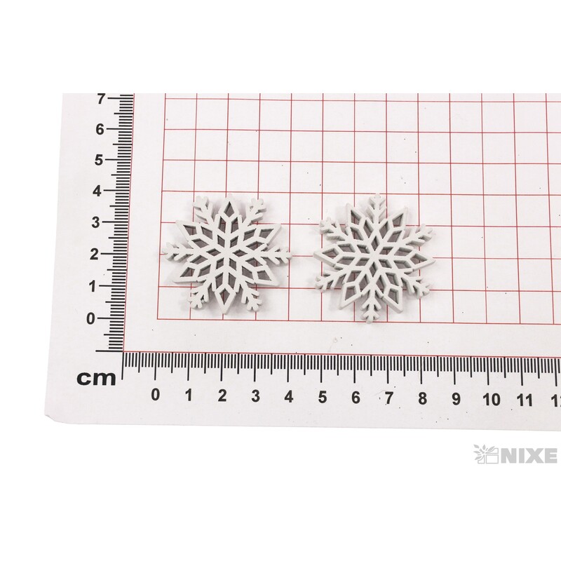 VLOČKA 4cm 12ks*BÍLÁ