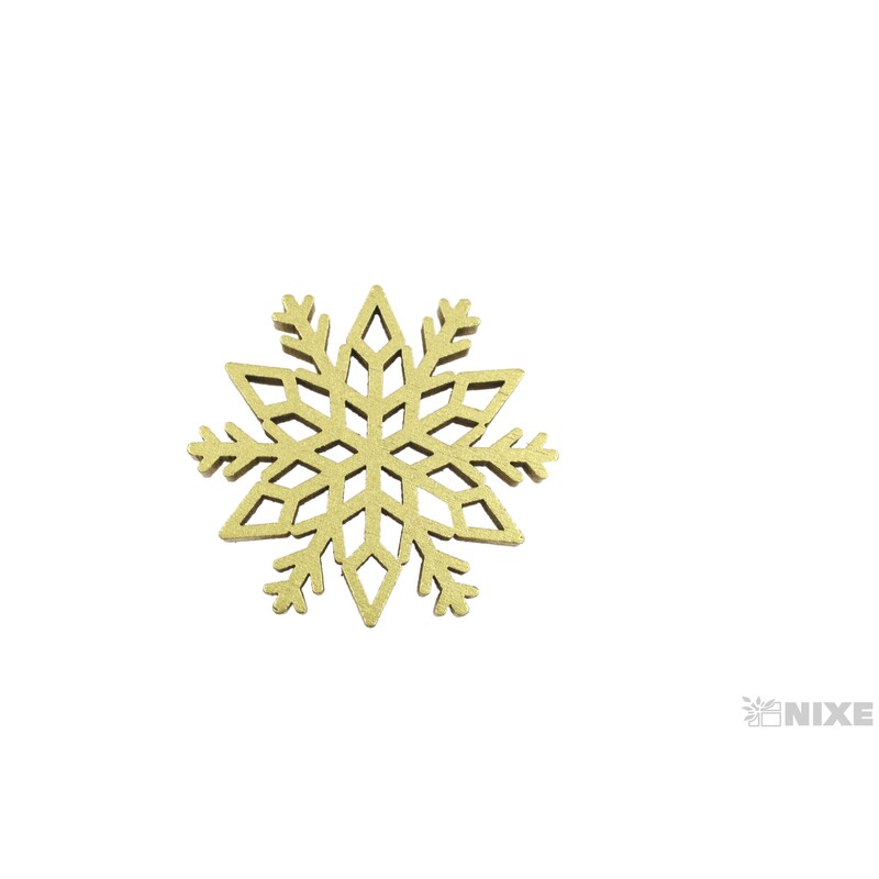 VLOČKA 4cm 12ks*ZLATÁ