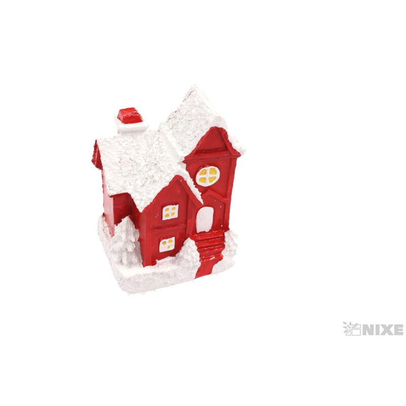 DOMEČEK 5x8cm*ČERVENÁ