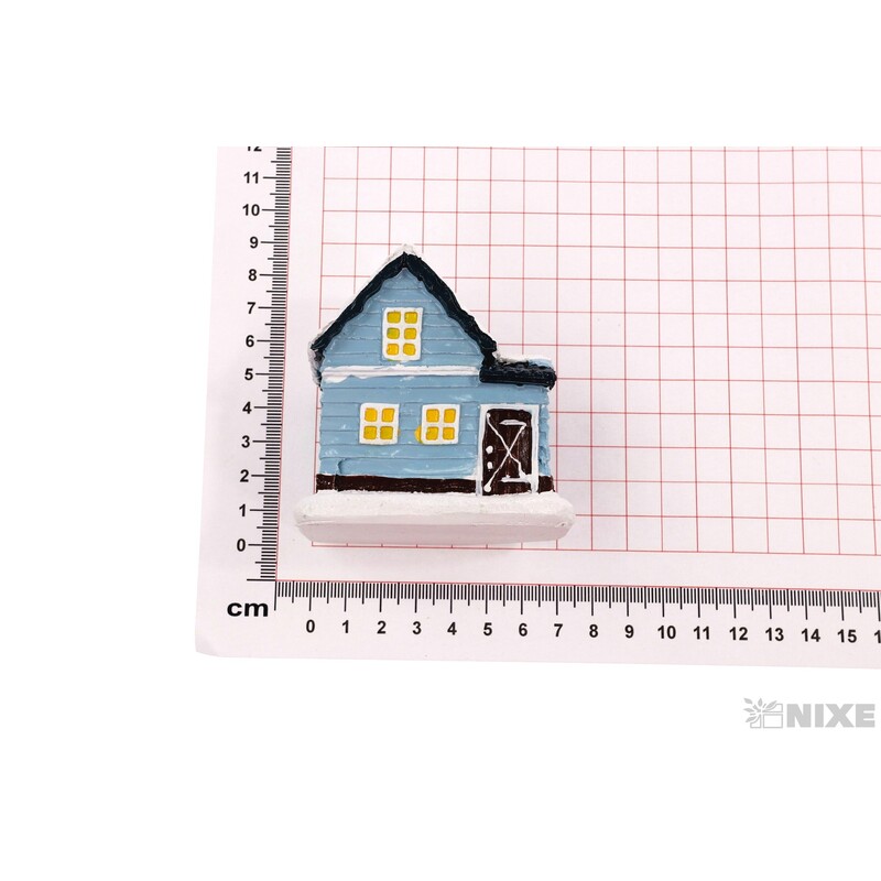 DOMEČEK 6x7cm*MODRÁ