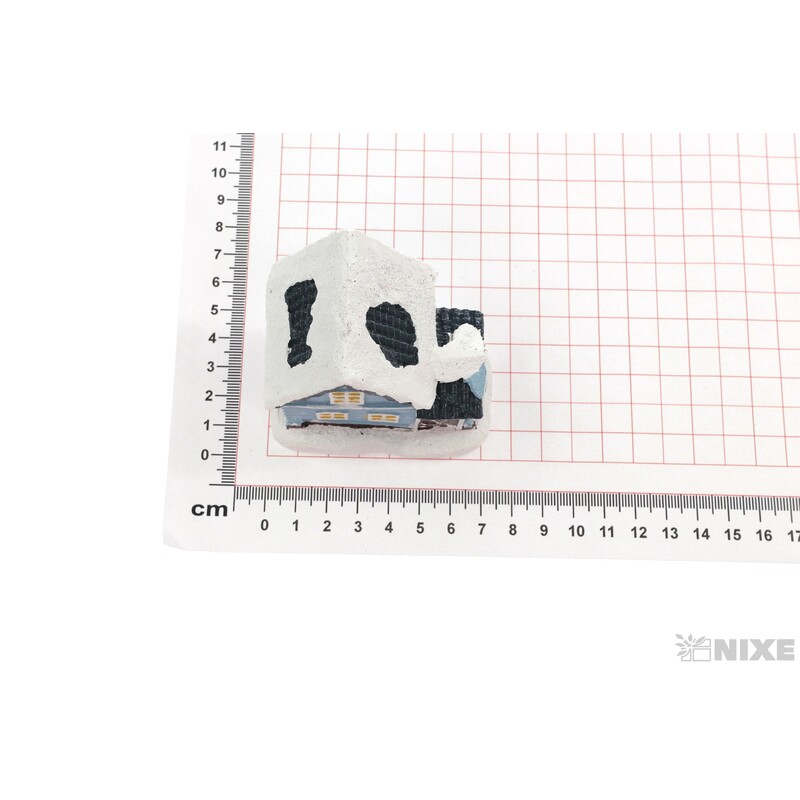 DOMEČEK 6x7cm*MODRÁ