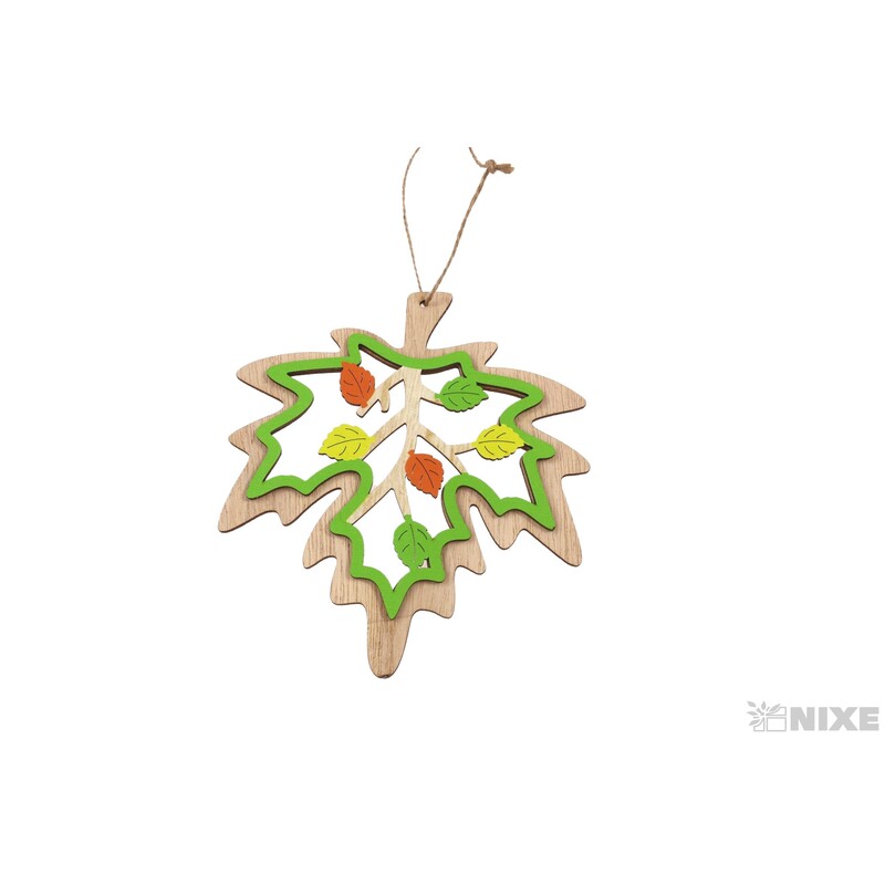 ZÁVĚS LIST 14x15cm*MIX BAREV