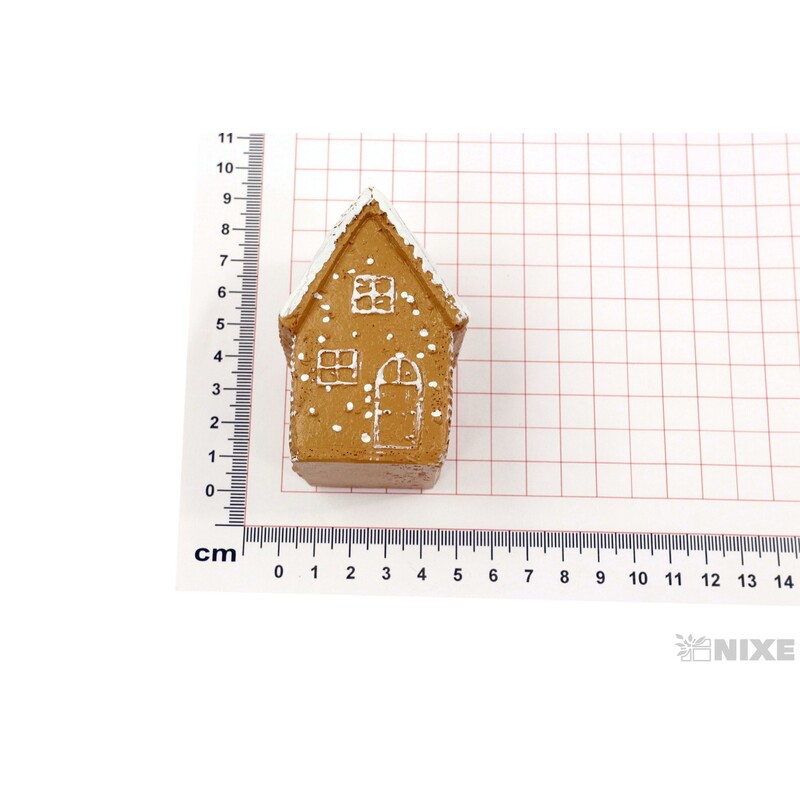 DOMEČEK 5x7cm*HNĚDÁ