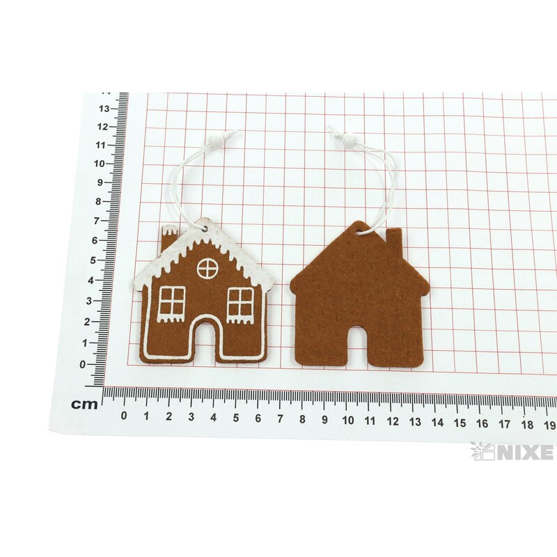 ZÁVĚS DOMEČEK 7x7cm*HNĚDÁ SV.