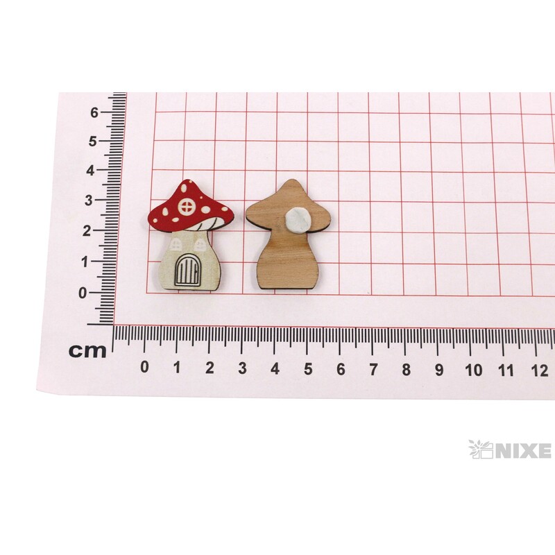 MUCHOMŮRKA NALEPOVACÍ 2x3,5cm 6ks*