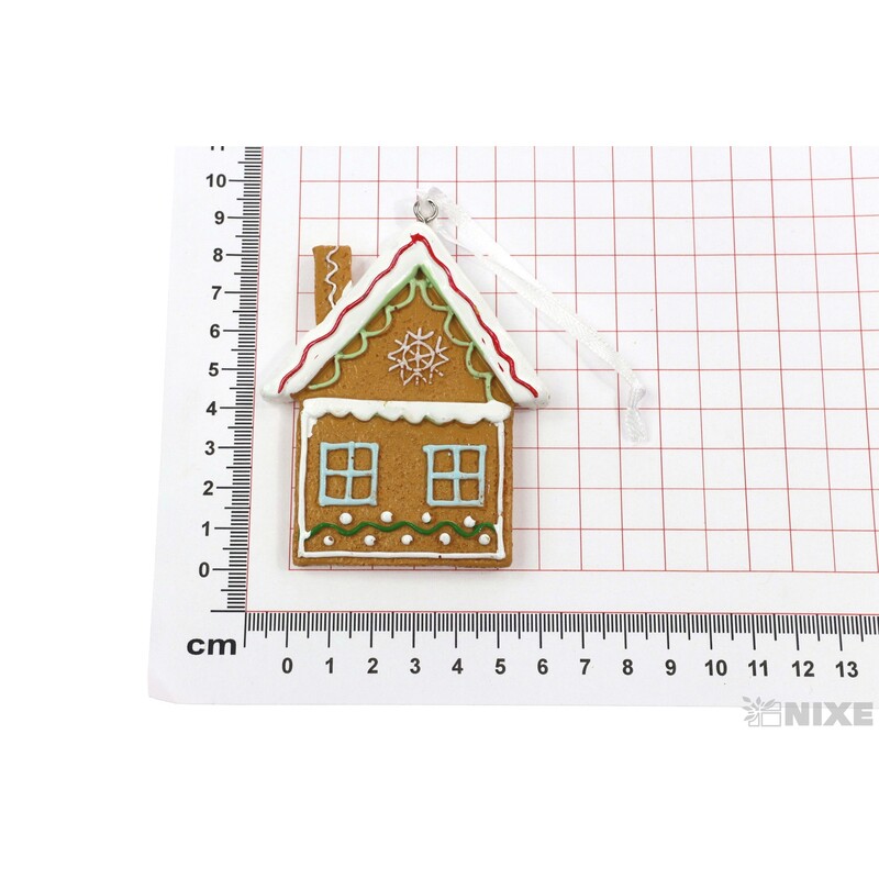 ZÁVĚS DOMEČEK 7x8cm*HNĚDÁ SV.