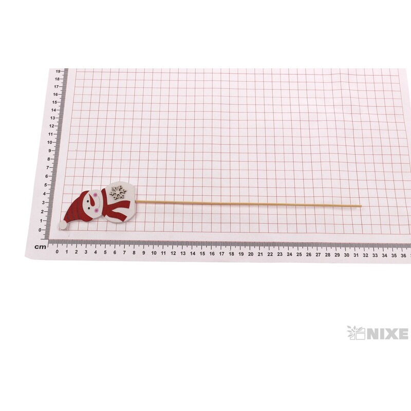 ZÁPICH SNĚHULÁK 4,5x8x32cm 2ks*MIX BAREV