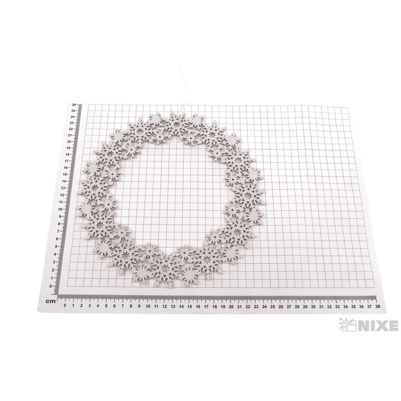 ZÁVĚS VLOČKY 25cm*BÍLÁ