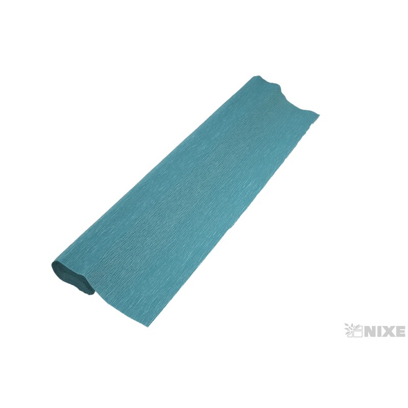 KREP 50cmx2,5m 180g*17E3 TYRKYSOVÁ