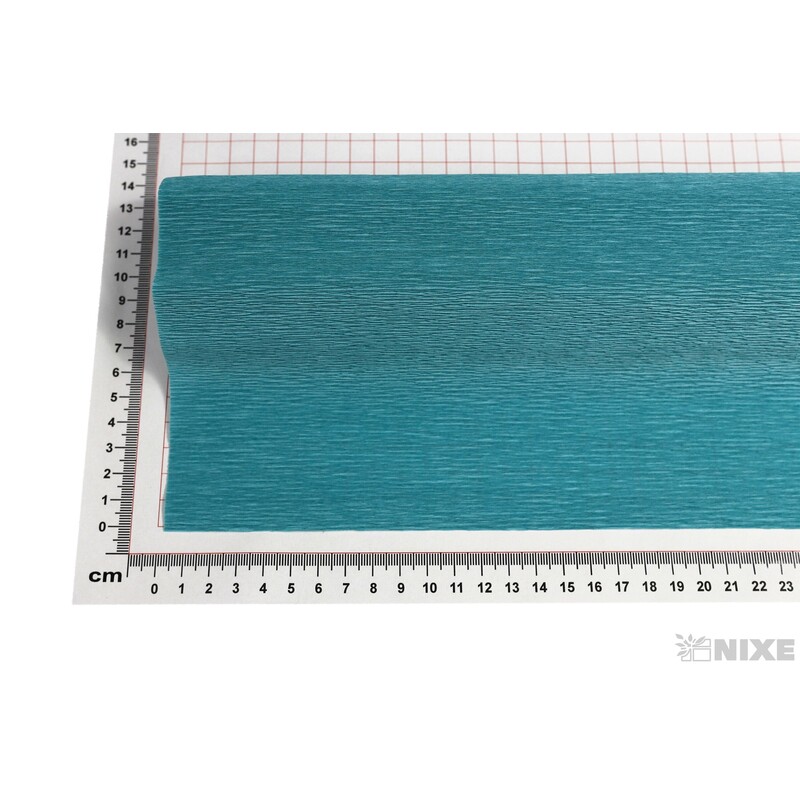 KREP 50cmx2,5m 180g*17E3 TYRKYSOVÁ