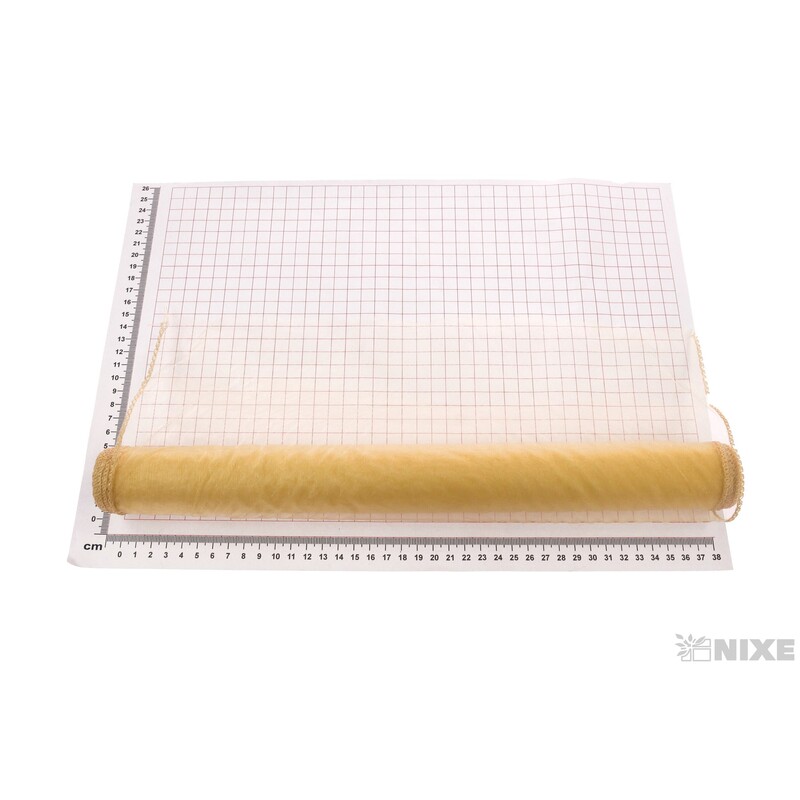 ORGANZA 39cmx8m*KRÉMOVÁ TM.