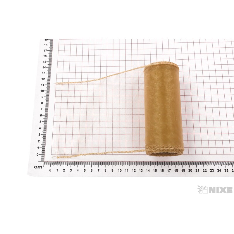 ORGANZA 12cmx8m*KRÉMOVÁ TM.