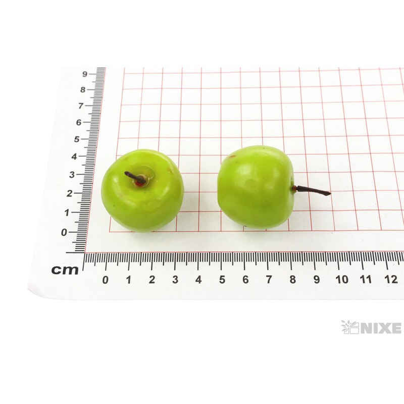 JABLÍČKA 3cm 12ks*ZELENÁ