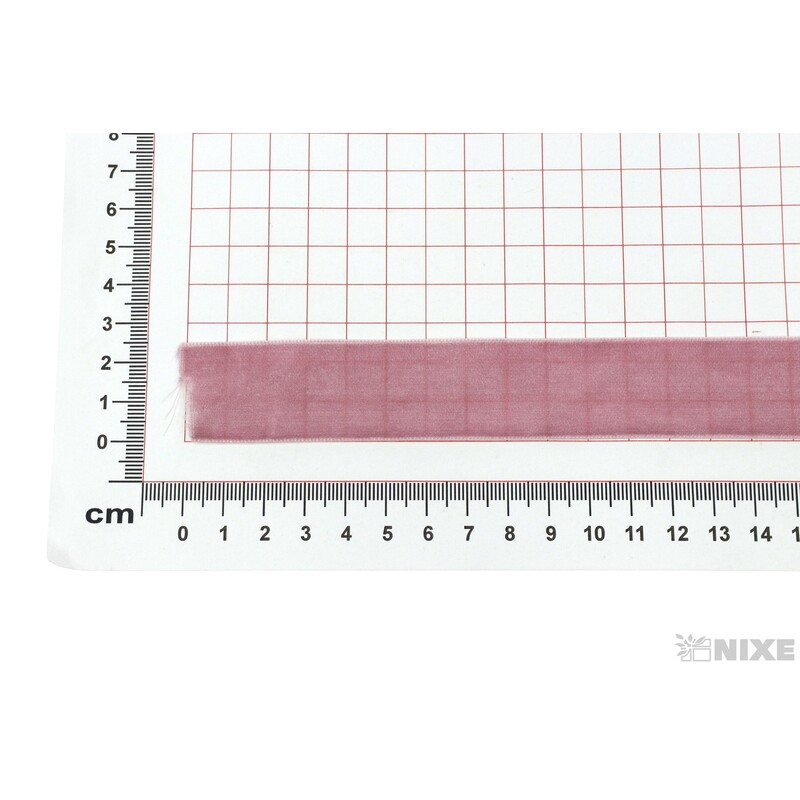 STUHA SAMET 25mmx10yd*RŮŽOVÁ TM.