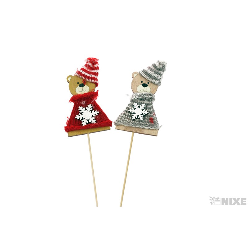 ZÁPICH MEDVÍDEK 10x25cm 2ks*MIX BAREV