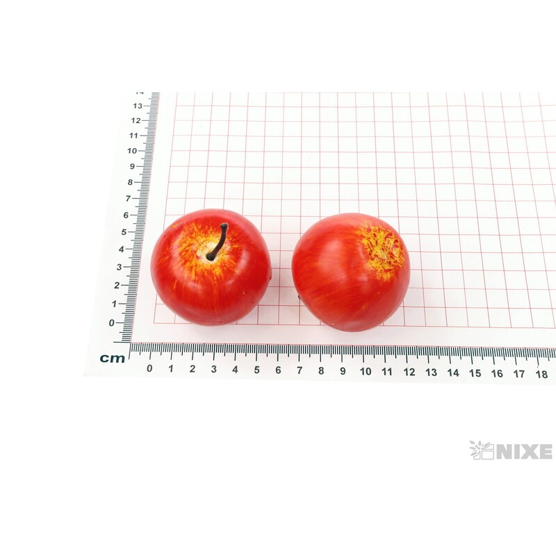 JABLÍČKA 4,5cm 4ks*ČERVENÁ