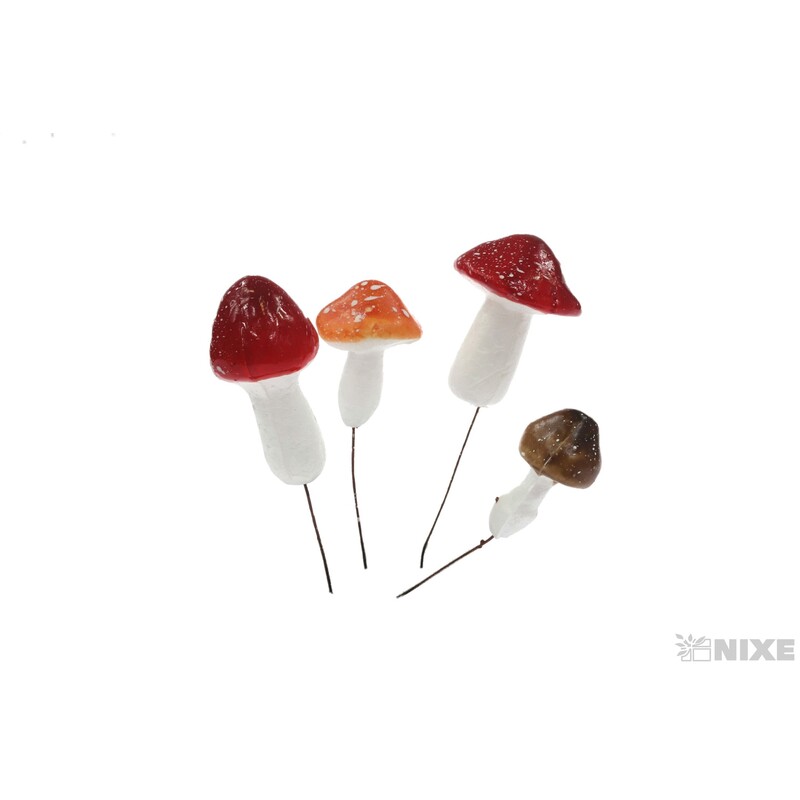 ZÁPICH MUCHOMŮRKA 6x15cm 8ks*MIX BAREV