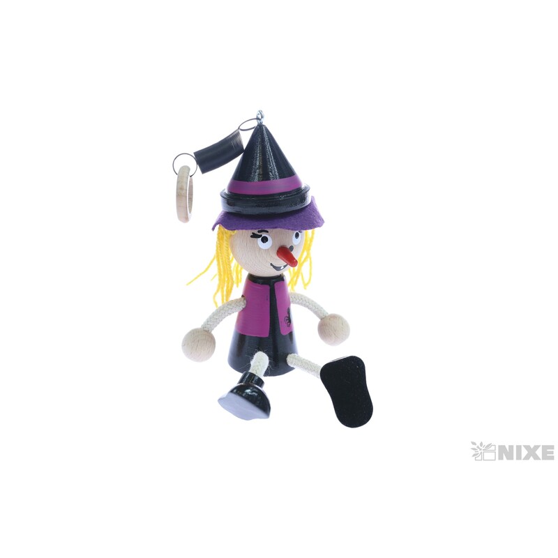 FIGURKA ČARODĚJNICE NA PRUŽINĚ MV