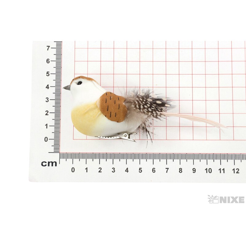 PTÁČEK KLIPS 12cm 12ks*MIX BAREV