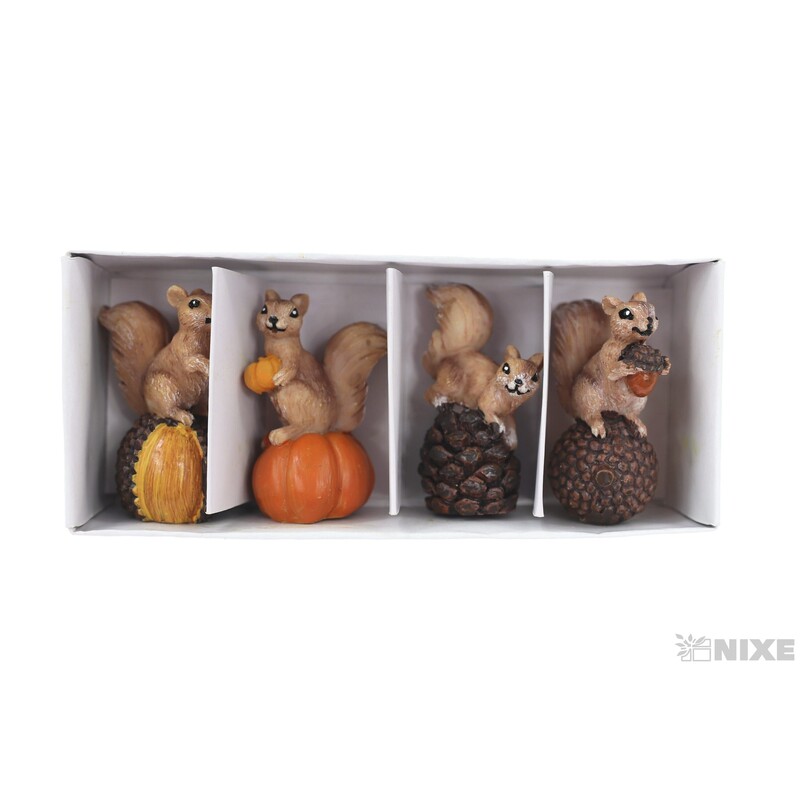 VEVERKA 3x5,5cm 4ks*MIX BAREV