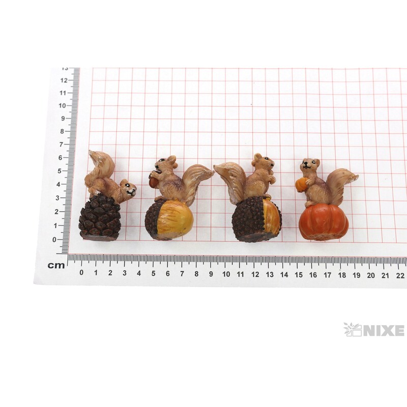 VEVERKA 3x5,5cm 4ks*MIX BAREV