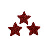 HVĚZDA 2cm 48ks*ČERVENÁ