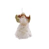 ZÁVĚS VÁNOCE ANDĚL 18cm*BÍLÁ+ZLATÁ