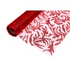 ORGANZA GLITR 14 36cmx5yd*ČERVENÁ